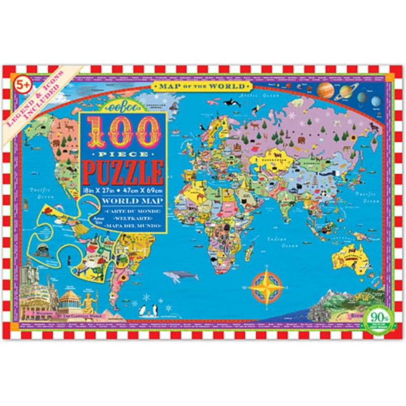 100 Pc World Map Puzzle  |  100 Pc Puzzles 100 Pc Puzzles 100 Pc Puzzles