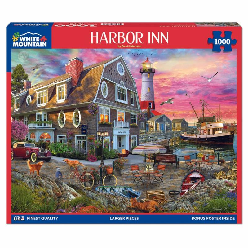 1000 Pc Harbor Inn Puzzle  |  1000+ Pc Puzzles 1000+ Pc Puzzles 1000+ Pc Puzzles