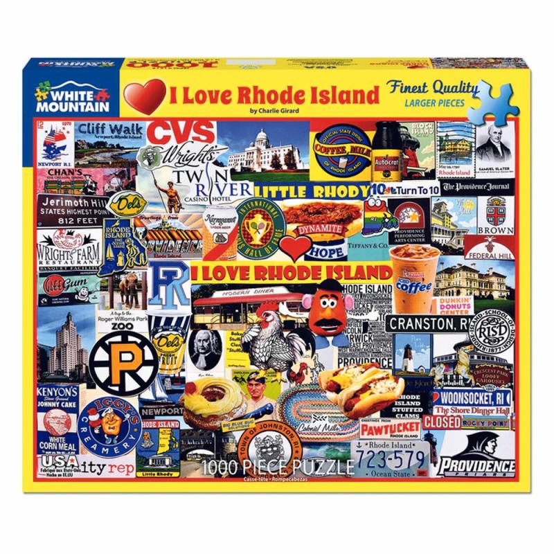 1000 Pc I Love Rhode Island Puzzle  |  1000+ Pc Puzzles 1000+ Pc Puzzles 1000+ Pc Puzzles