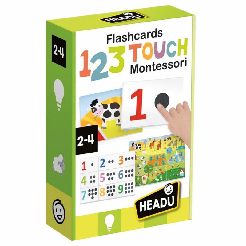 123 Touch Montessori Flashcards  |  Toys Dolls & Playsets Toys