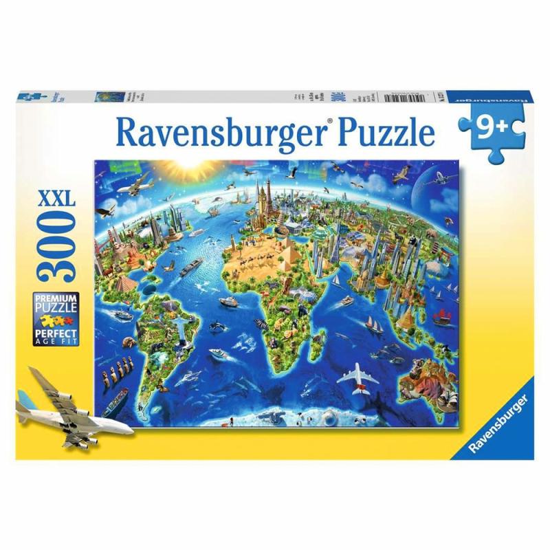 300 Pc World Landmarks Map  |  300 Pc Puzzles 300 Pc Puzzles 300 Pc Puzzles