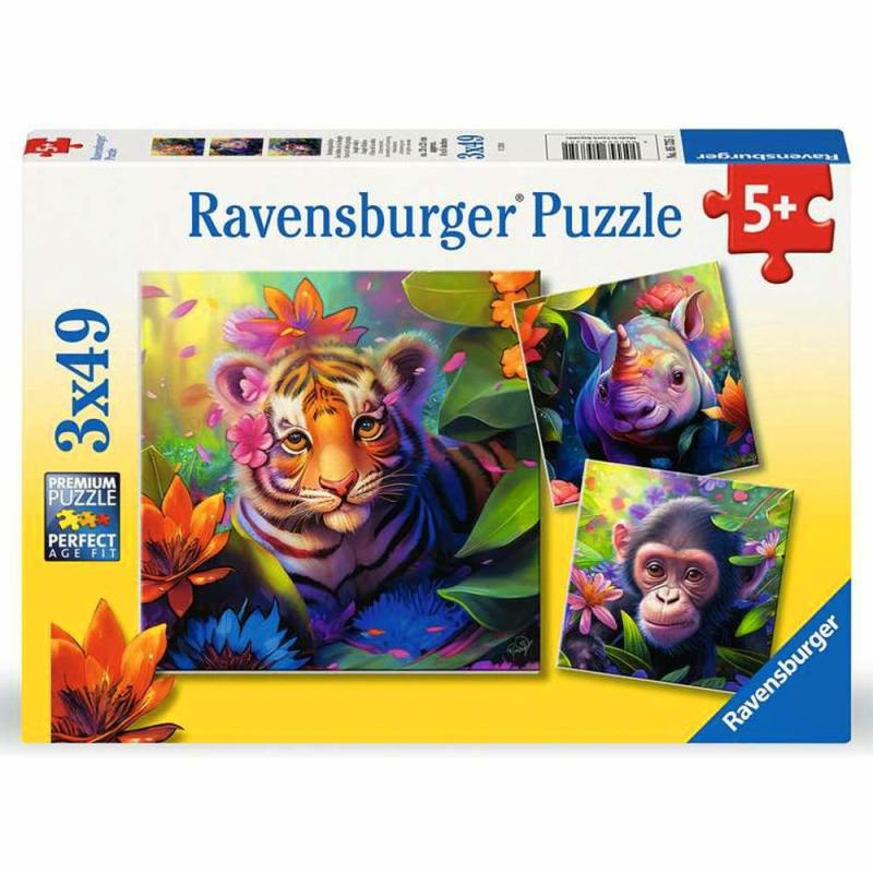 3X49 Pc Jungle Babies  |  30 To 60 Pc Puzzles 30 To 60 Pc Puzzles 30 To 60 Pc Puzzles