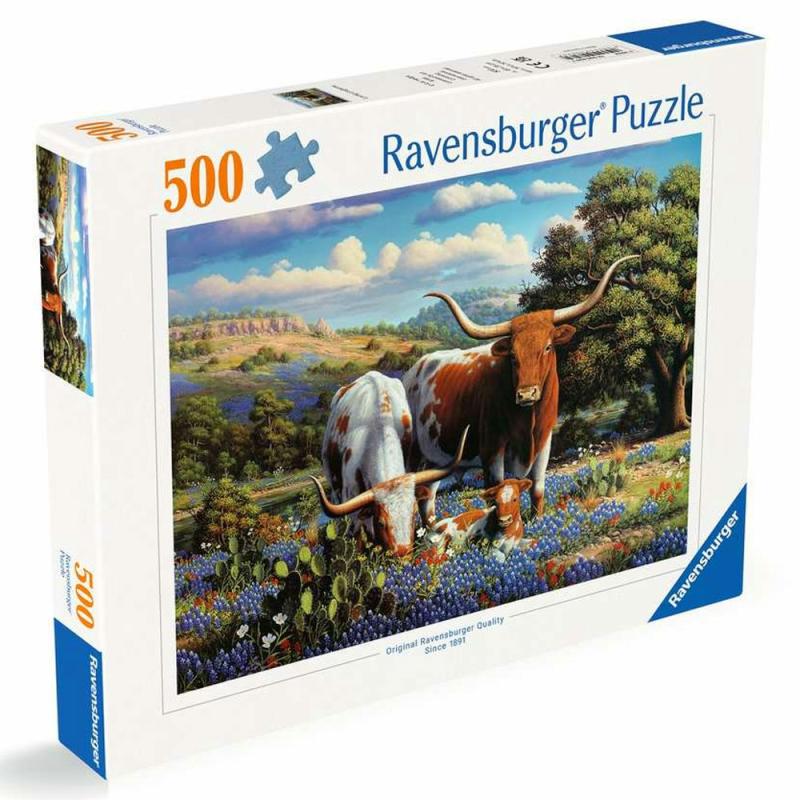 500 Pc Loving Longhorns  |  500 Pc Puzzles 500 Pc Puzzles 500 Pc Puzzles