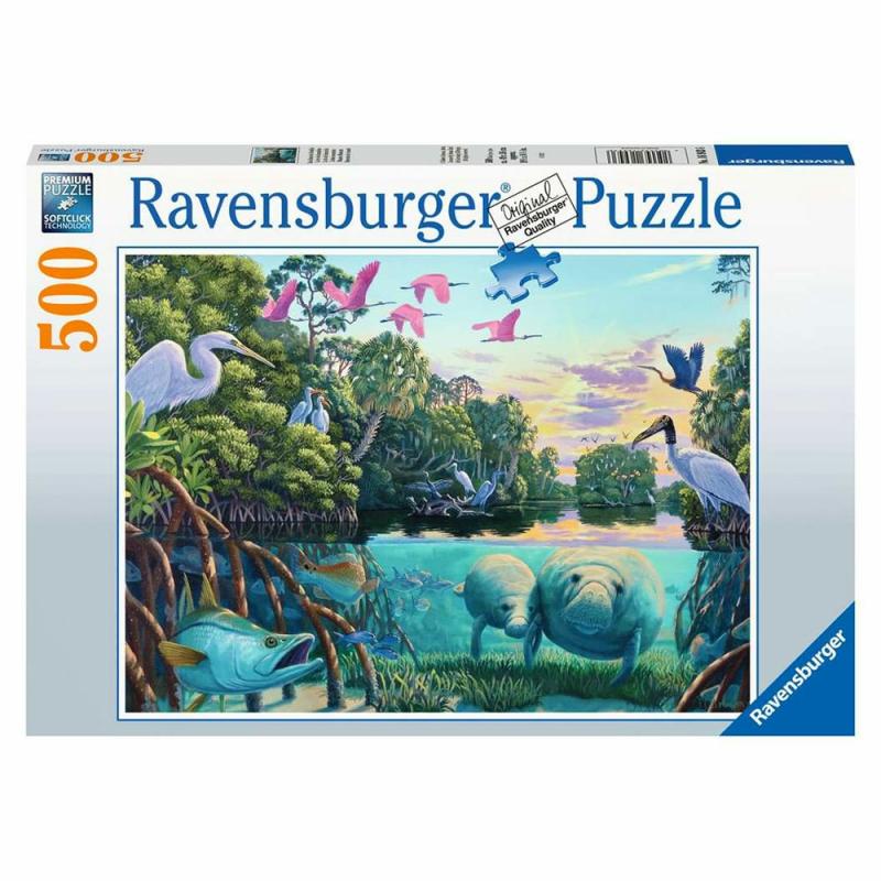 500 Pc Manatee Moments  |  500 Pc Puzzles 500 Pc Puzzles 500 Pc Puzzles