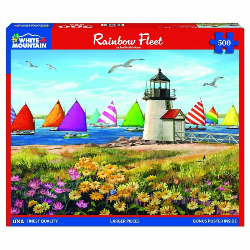 500 Pc Rainbow Fleet Puzzle  |  500 Pc Puzzles 500 Pc Puzzles 500 Pc Puzzles