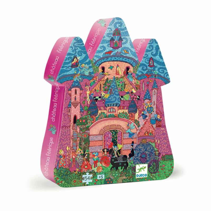 54 Pc Shaped Puzzle Fairy Castle  |  30 To 60 Pc Puzzles 30 To 60 Pc Puzzles 30 To 60 Pc Puzzles