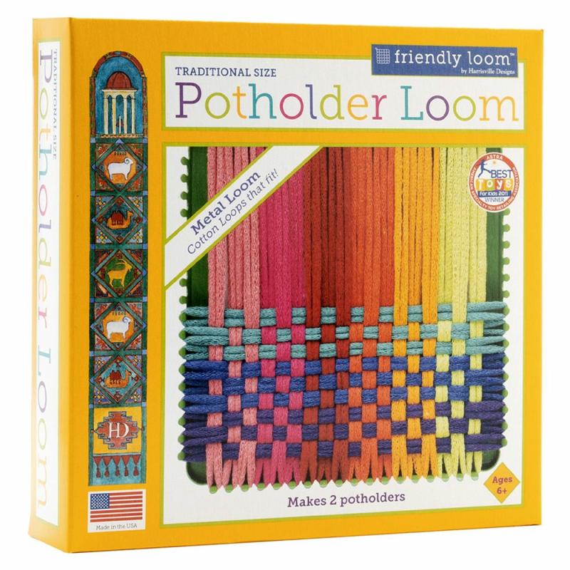 7 Inch Potholder Loom  |  Fabric & Fiber Arts & Crafts Fabric & Fiber