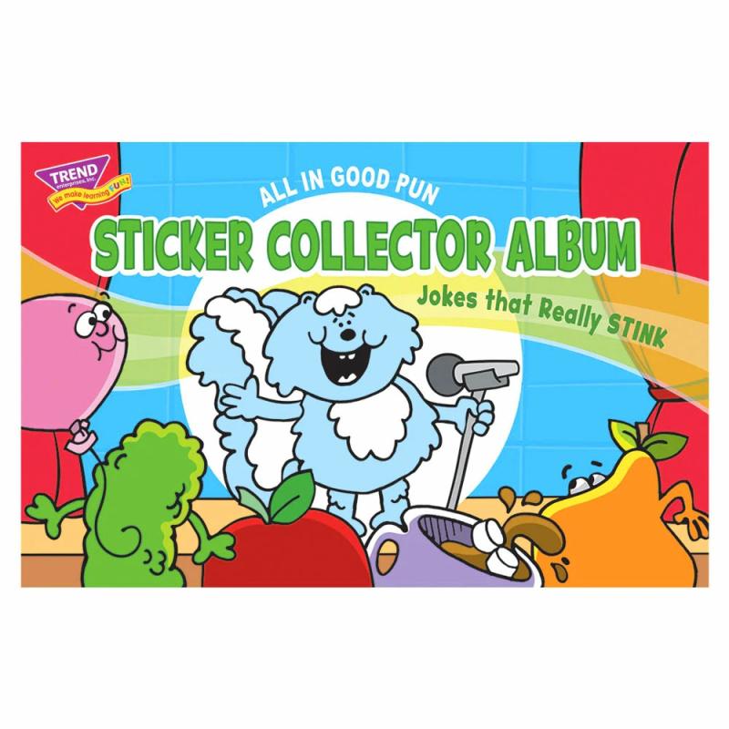 All In Good Pun Sticker Collector Album  |  Stickers & Magnets Cubby Stickers & Magnets