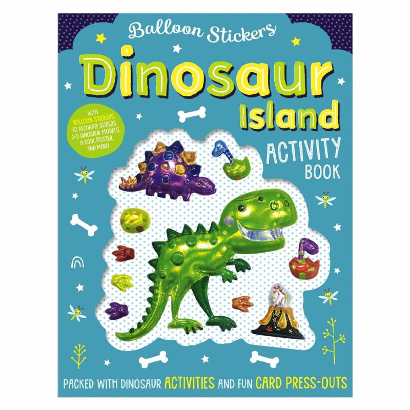 Balloon Stickers Dinosaur Island Activity Book  |  Stickers & Magnets Cubby Stickers & Magnets