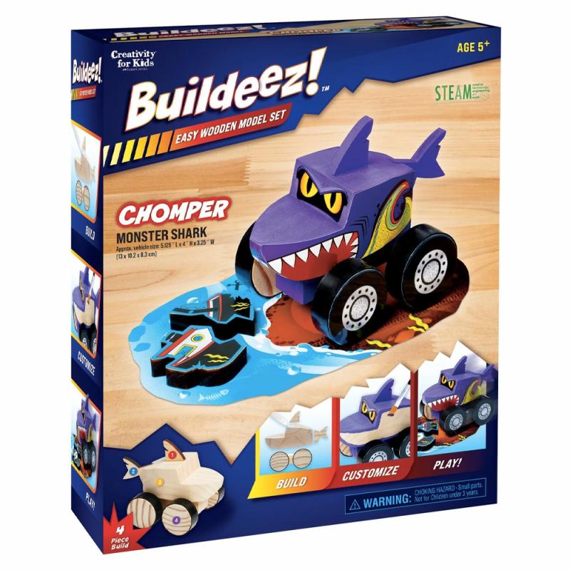 Buildeez Chomper Monster Shark  |  Handicrafts Arts & Crafts Handicrafts