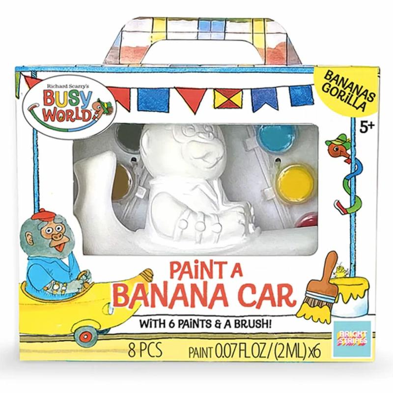 Busy Town Paint A Racer Banana Car  |  Art Kits Art Kits Art Kits