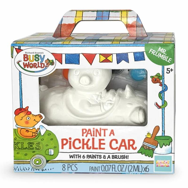 Busy Town Paint A Racer Pickle Car  |  Art Kits Art Kits Art Kits