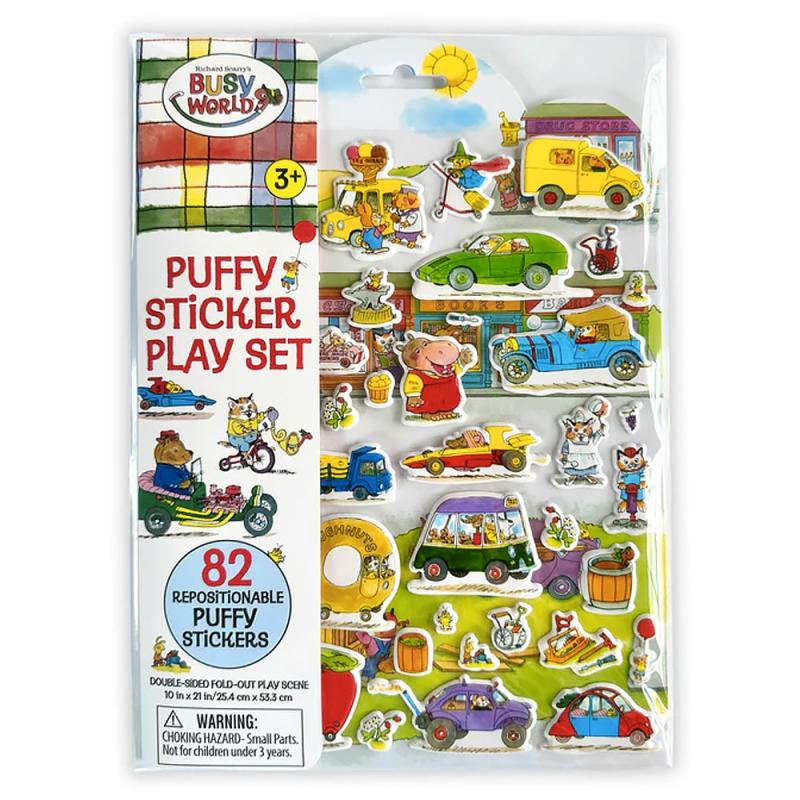 Busy Town Puffy Sticker Play Set  |  Stickers & Magnets Cubby Stickers & Magnets