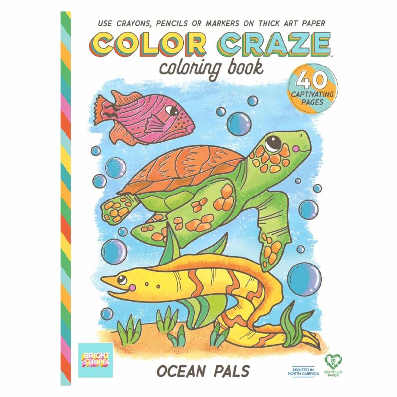 Color Craze Coloring Book Ocean  |  Art Supplies Art Supplies Art Supplies