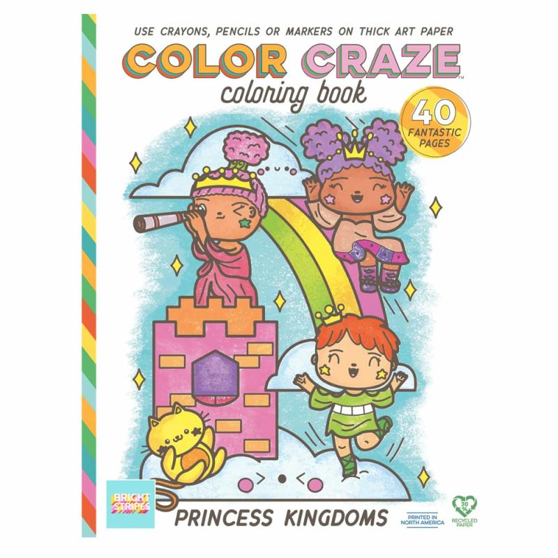 Color Craze Coloring Book Princess  |  Art Supplies Art Supplies Art Supplies