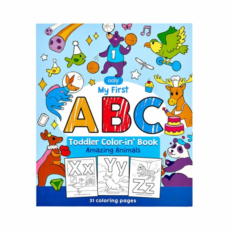 Color In Book Amazing Animals Abc  |  Art Supplies Art Supplies Art Supplies