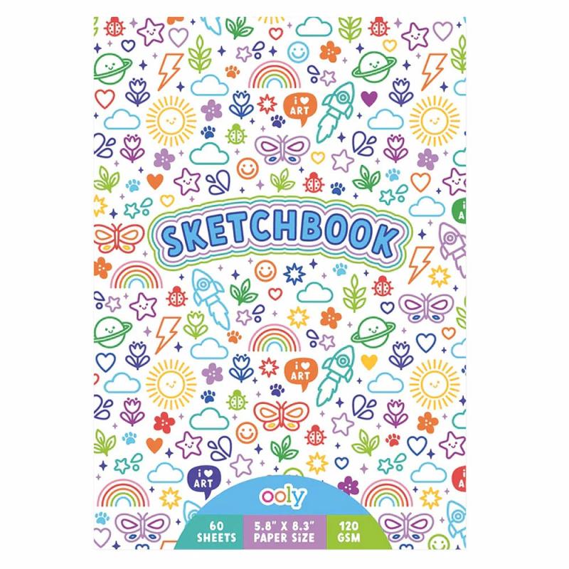 Colorful Doodles Sketchbook  |  Art Supplies Art Supplies Art Supplies