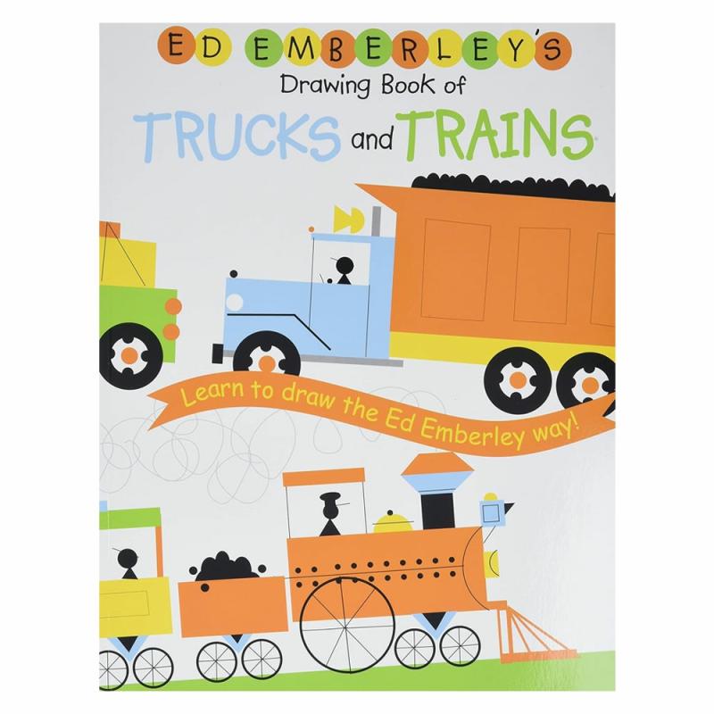 Ed Emberley’s Drawing Book Of Trucks And Trains  |  Art Supplies Art Supplies Art Supplies