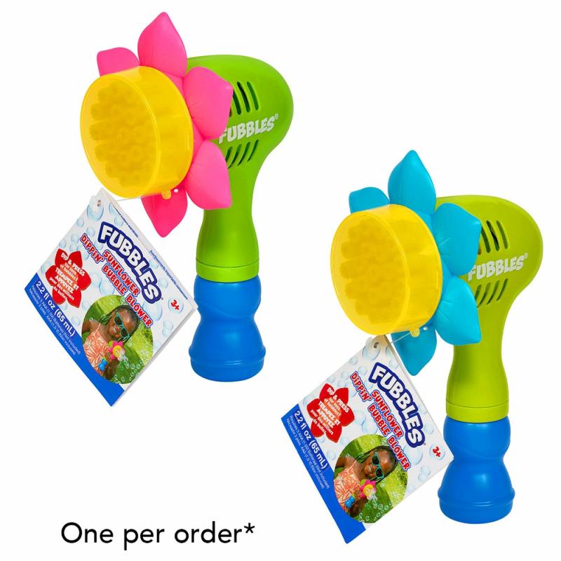 Fubbles Sunflower Dippin Bubble Blower  |  Outdoor Toys Active & Outdoors Outdoor Toys