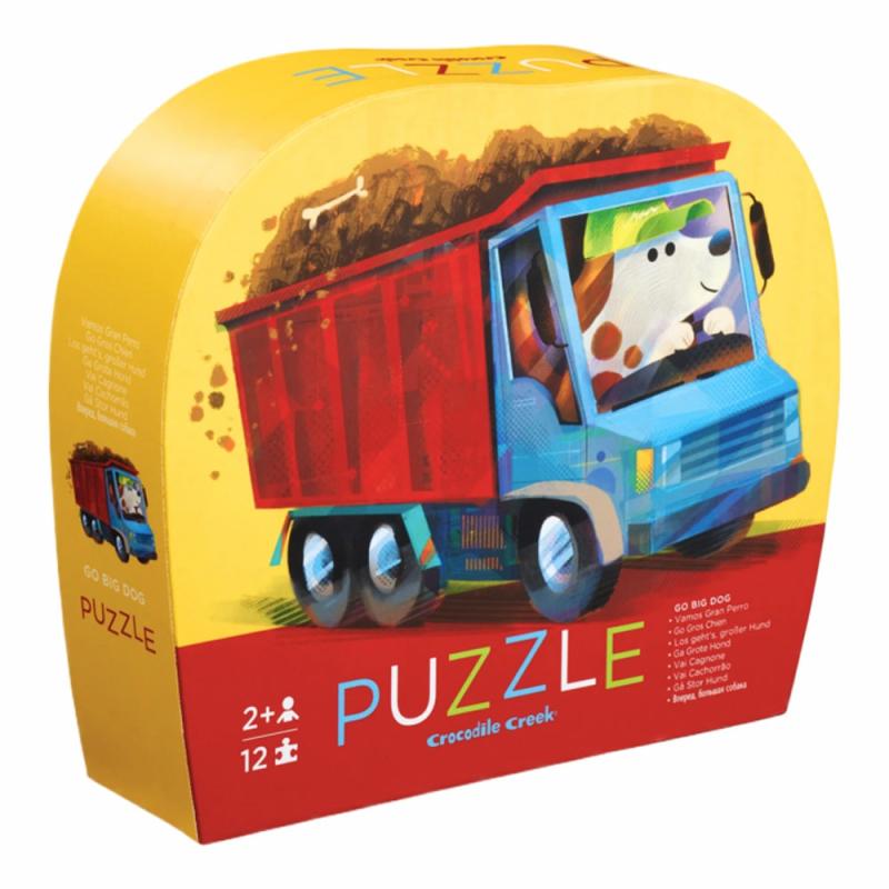 Go Big Dog 12 Pc Mini Puzzle  |  12 To 24 Pc Puzzles 12 To 24 Pc Puzzles 12 To 24 Pc Puzzles