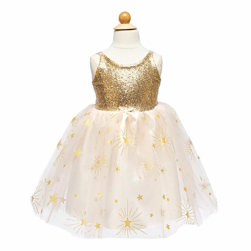 Golden Glam Party Dress 3-4  |  Dress Up & Role Play Dress Up & Role Play Dress Up & Role Play