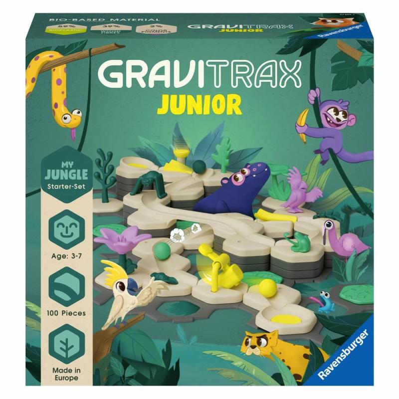 Gravitrax Junior My Jungle Starter Set  |  Marble Runs Building & Construction Marble Runs