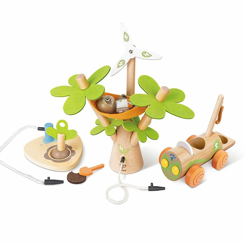 Green Planet Explorers Tree Planting E-Car Set  |  Imaginative Playsets Dolls & Playsets Imaginative Playsets