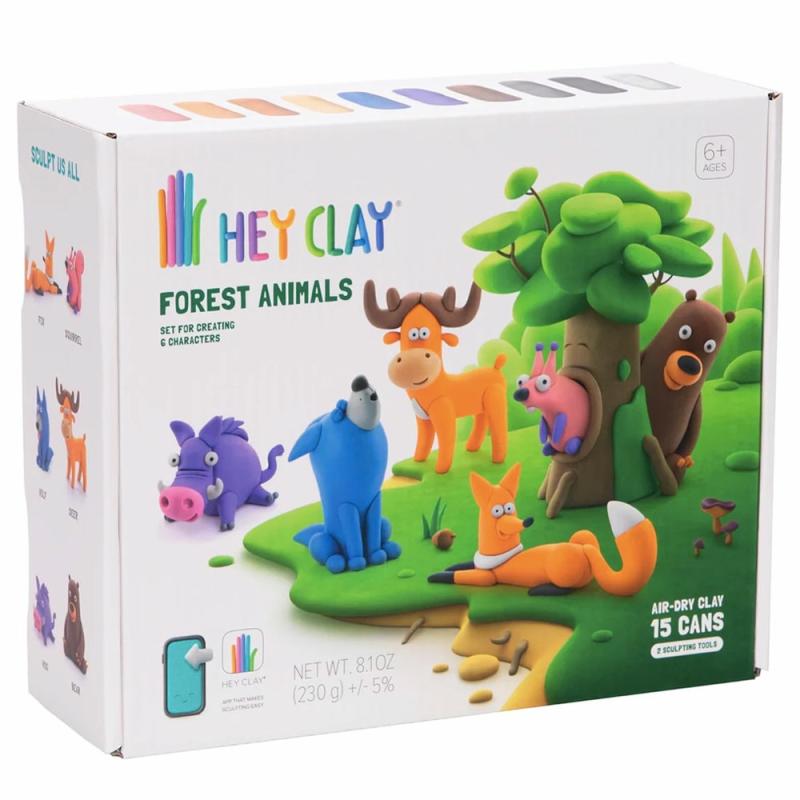 Hey Clay Forest Animals  |  Art Kits Art Kits Art Kits