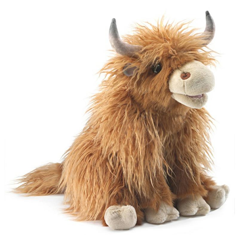 Highland Cow Puppet  |  Puppets Plush & Soft Toys Puppets