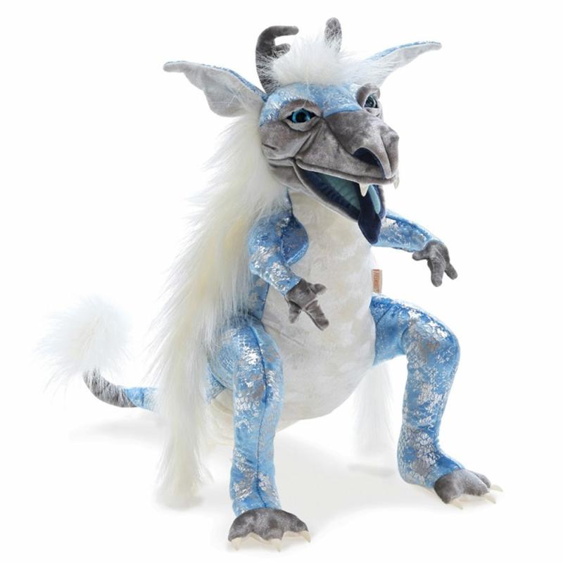 Ice Dragon Puppet  |  Puppets Plush & Soft Toys Puppets