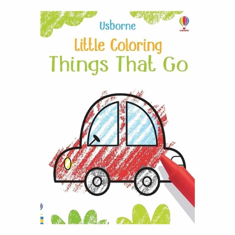 Little Coloring Things That Go  |  Art Supplies Art Supplies Art Supplies