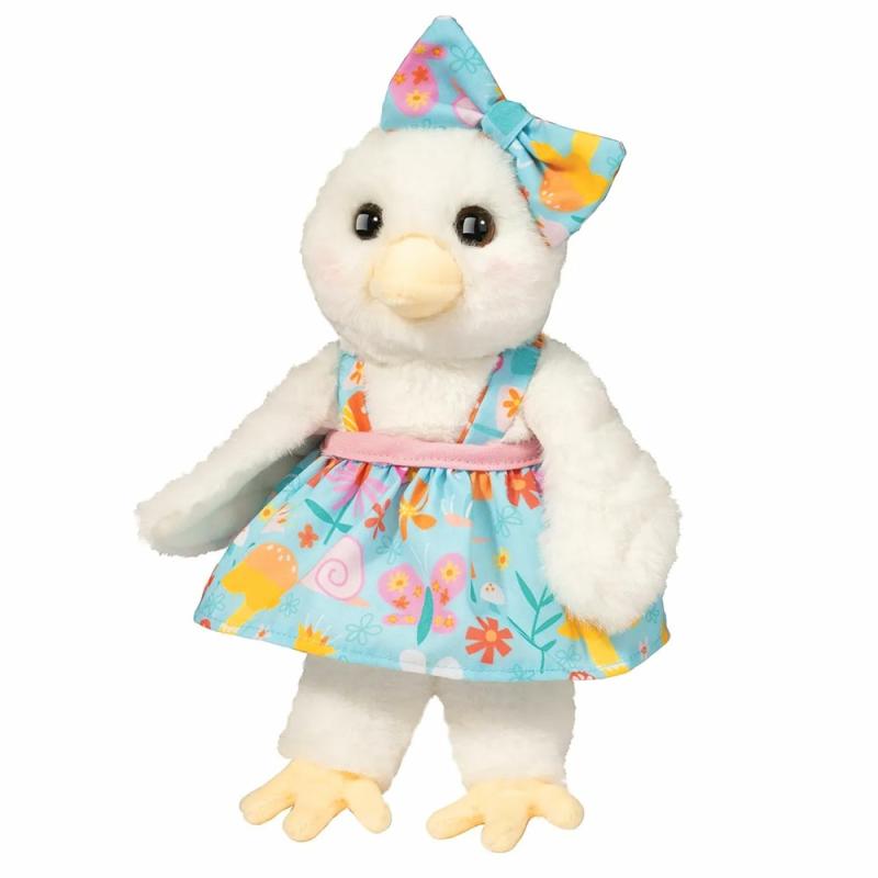 Mabel Floppy Chicken With Dress  |  Stuffed Animals Plush & Soft Toys Stuffed Animals