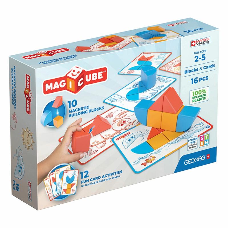 Magicube Blocks & Cards 16 Pc  |  Building Building Building