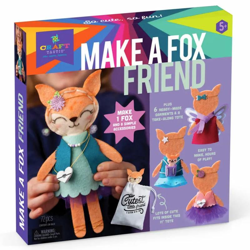 Make A Fox Friend  |  Handicrafts Arts & Crafts Handicrafts