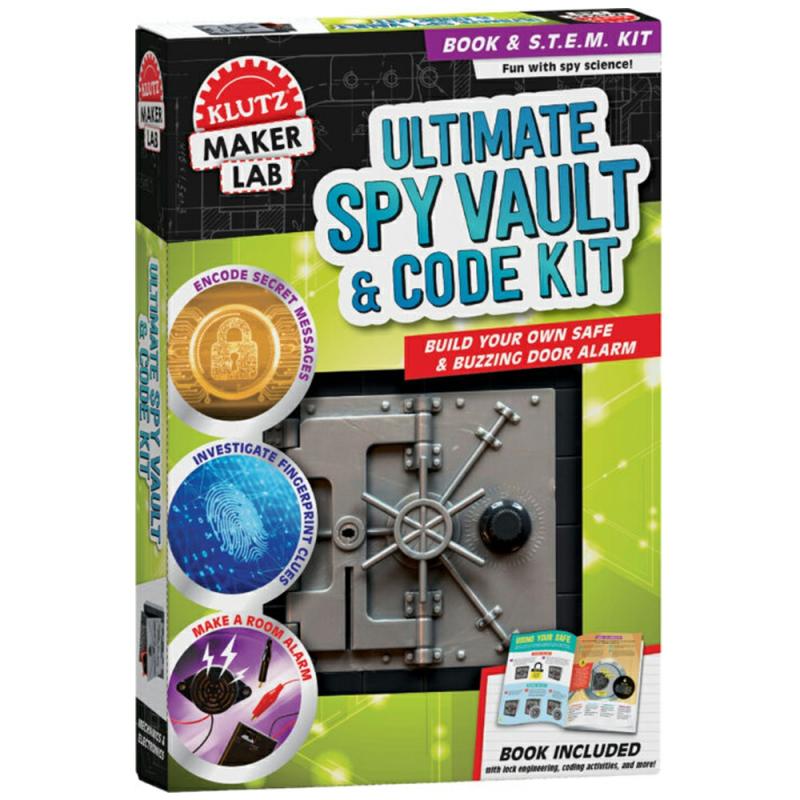 Maker Lab: Ultimate Spy Vault & Code Kit  |  Electronics & Robotics Electronics & Robotics Electronics & Robotics