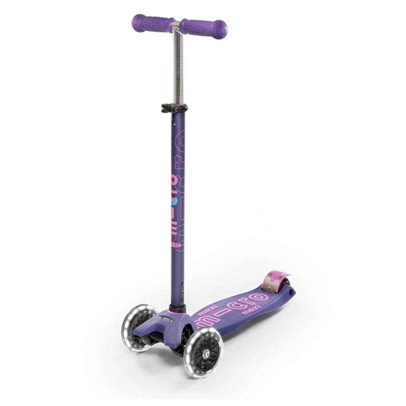 Maxi Deluxe Purple Scooter Led  |  Scooters Active & Outdoors Scooters