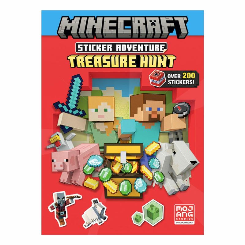 Minecraft Sticker Adventure: Treasure Hunt  |  Stickers & Magnets Cubby Stickers & Magnets