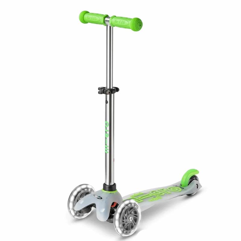 Mini Deluxe Flux Neon Green Scooter Led  |  Scooters Active & Outdoors Scooters