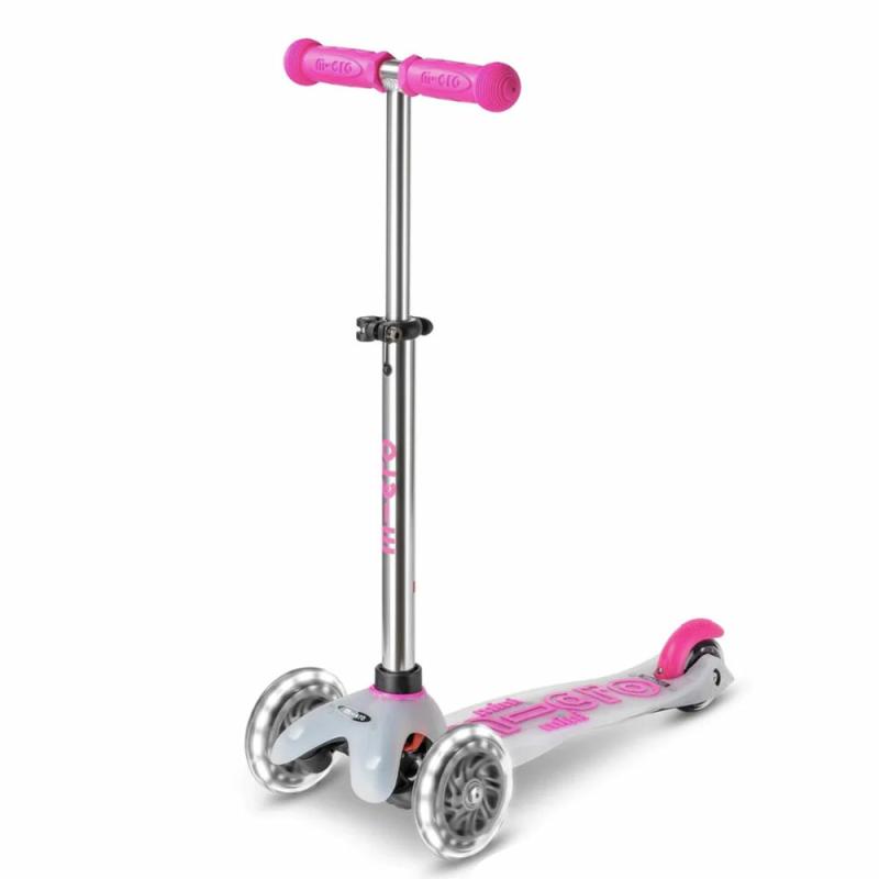 Mini Deluxe Flux Neon Pink Scooter Led  |  Scooters Active & Outdoors Scooters