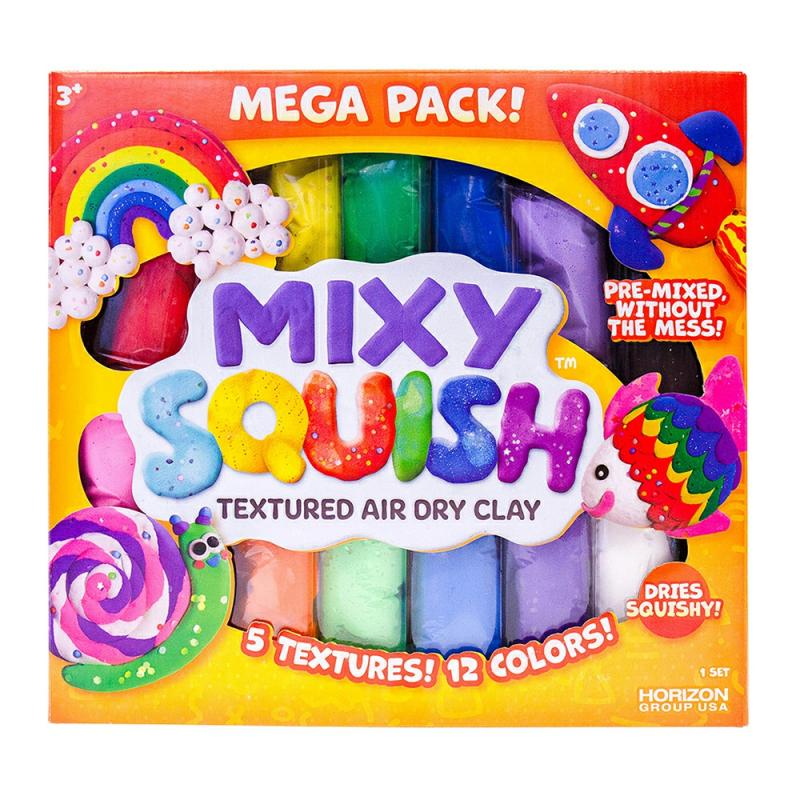 Mixy Squish Air Dry Clay Mega Pack  |  Art Supplies Art Supplies Art Supplies