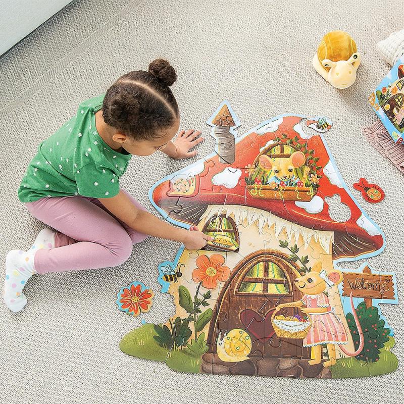 Mouse House Floor Puzzle  |  30 To 60 Pc Puzzles 30 To 60 Pc Puzzles 30 To 60 Pc Puzzles