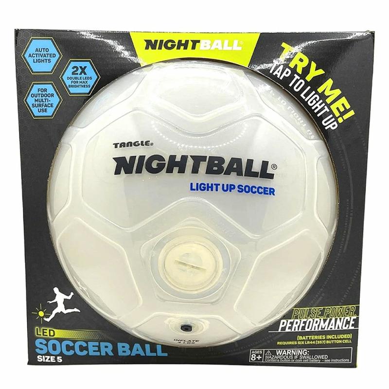 Nightball Inflated Soccer White  |  Sports Active & Outdoors Sports