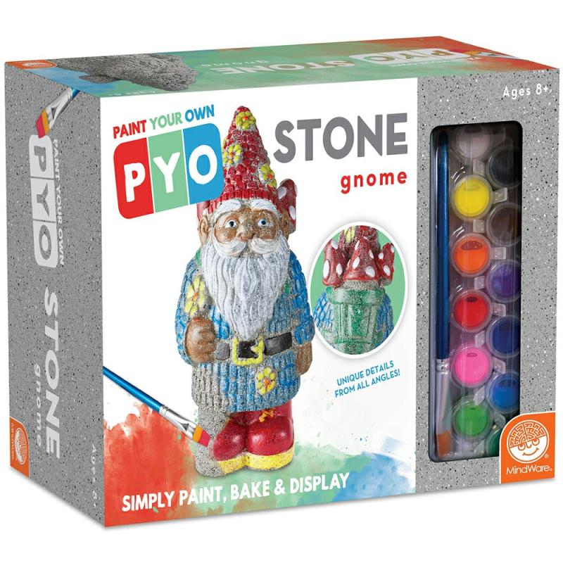 Paint Your Own Stone Garden Gnome  |  Handicrafts Art Kits Art Kits