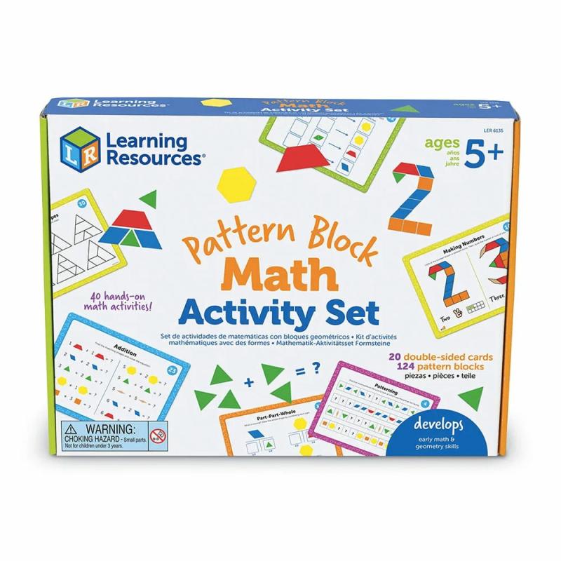 Pattern Block Math Activity Set  |  Skill Building School Skill Building