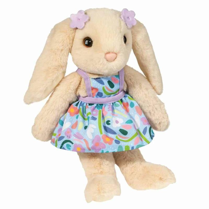 Pearl Floppy Bunny With Dress  |  Stuffed Animals Plush & Soft Toys Stuffed Animals