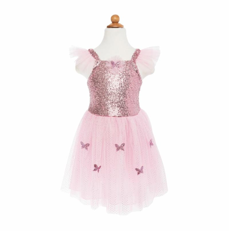 Pink Sequins Butterfly Dress With Wings, Size 5-7  |  Dress Up & Role Play Dress Up & Role Play Dress Up & Role Play