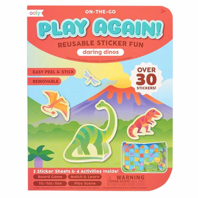 Play Again! Daring Dinos  |  Stickers & Magnets Cubby Stickers & Magnets