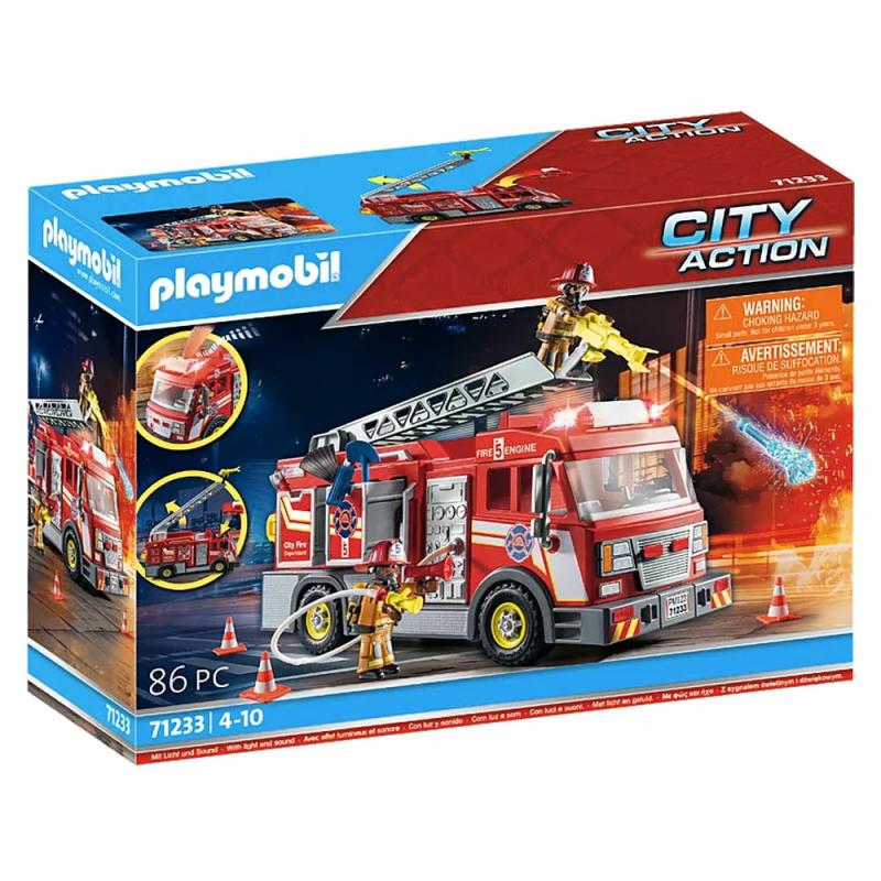 Playmobil Fire Truck  |  Imaginative Playsets Dolls & Playsets Imaginative Playsets