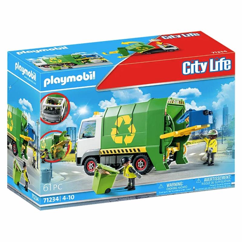 Playmobil Recycling Truck  |  Imaginative Playsets Dolls & Playsets Imaginative Playsets