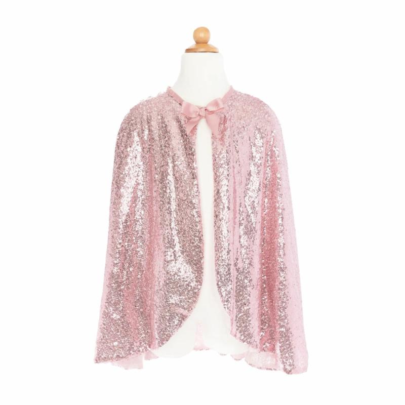 Precious Pink Sequins Cape Size 5-6  |  Dress Up & Role Play Dress Up & Role Play Dress Up & Role Play